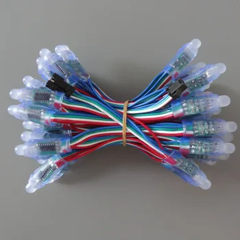 

LPD6803 DC5V 50nodes addressable LED pixel module light,digital RGB full color LPD6803 led pixel string lights;waterproof IP68