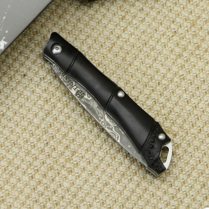 TIGEND TN 3 &quotVG10 лезвие из дамасской стали CF5406 карманный складной нож ручка черного