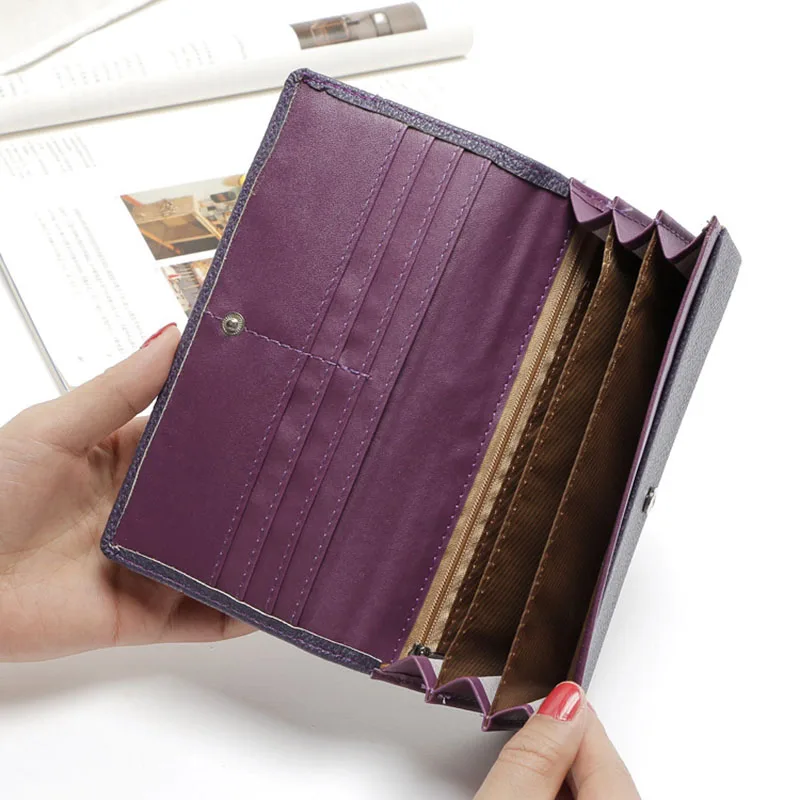 

New Style Korean Style Candy Colored Three Fold Wallet Women Mid-length Women's Clutch Bag Quality Female Purse Multi Pocket