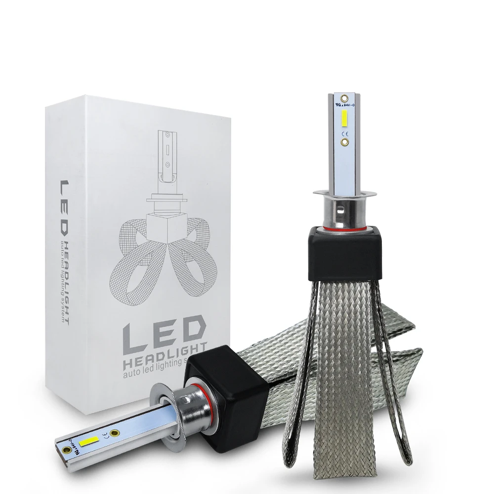 

T8 LED Car Headlight Bulb 80W H4 H7 H11 H8 H1 H3 9005 9006 Car Front Fog Light 9600LM Auto Light Bulb Lamp Car Accessories