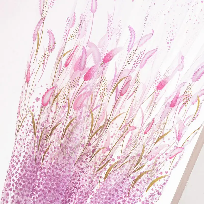 

1PC Window Sheer Voile Tulle Curtains for Bedroom Living Room Balcony Printed Curtain 95cm*200cm