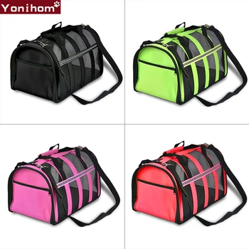 

Dog Bag Travel Breathable Mesh Pet Carrier Bag Handbag Outdoor Dog Bags for Small Dogs Cats Puppy Chihuahua Pet Carrier Handbag