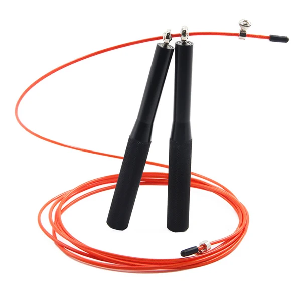 1 шт. Скакалка скоростной тренировочный мяч Опора Скакалка упражнение и фитнес домашний тренажерный зал ручка скакалка - Цвет: Orange