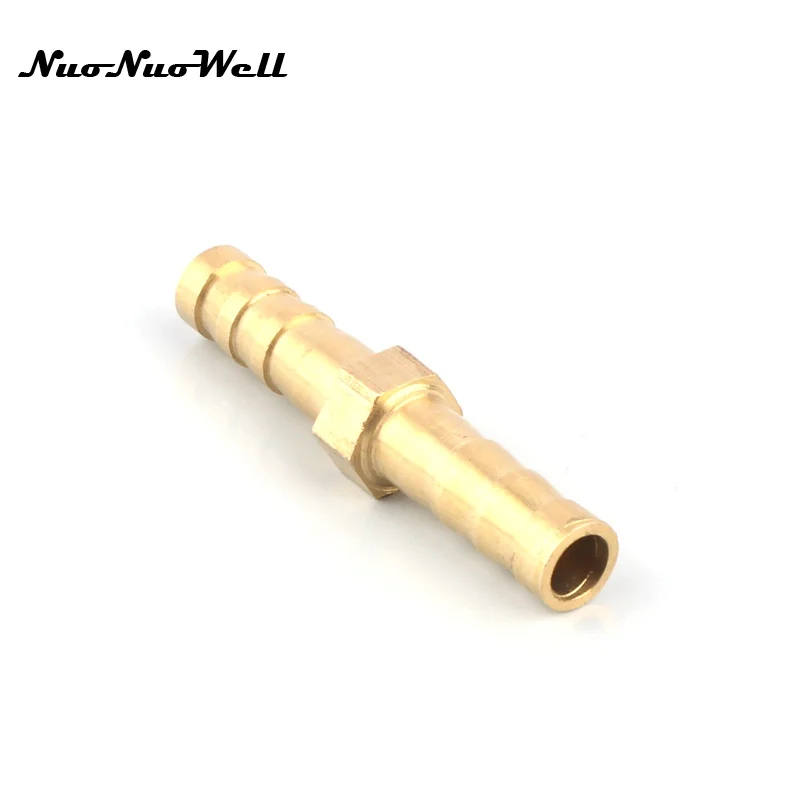 4pcs NuoNuoWell Brass 6mm Hose Air Pump Straight Connector Aquarium