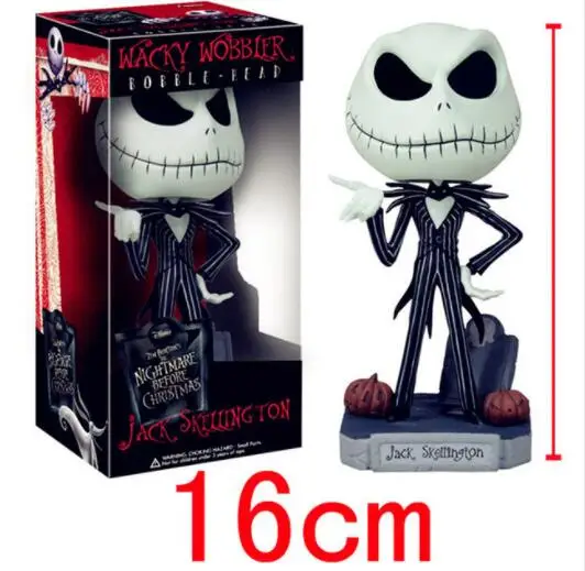 

pop Nightmare Before Christmas & Jack Skellington 16CM pvc action Figure Collectible Model Toys for children gift