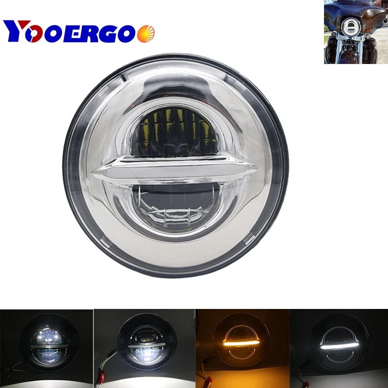 

5 inch motorcycle projector daymaker LED headlghit for HONDA VTX 1300 1800 5.75 Inch Led Headlights For Triumph Rocket