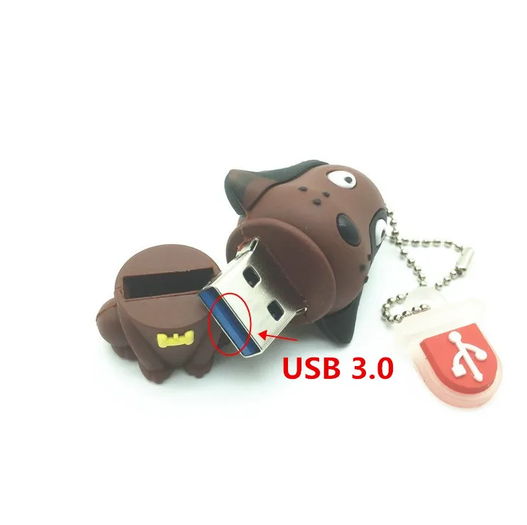 USB 3 0 флеш накопитель в виде животного 4/8/16/32/64 ГБ|USB флэш-накопители| |