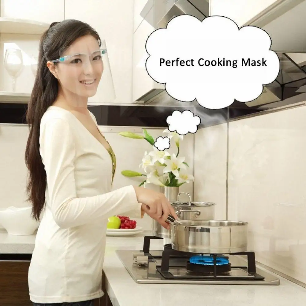 unisex practical oil splash proof dustproof face eyes splash proof goggles