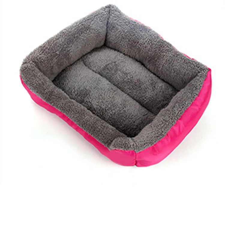cheap 10 Colors Paw Pet Sofa S M L XL XXL XXXL Dog Beds Waterproof Bottom Soft Fleece Warm Cat Bed Mats House Petshop Dropshipping