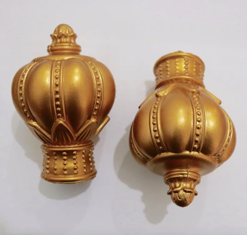 

4Pieces/Lot Diameter 28mm Roman Rod Curtain Decorative Crown Head Sealing Plug Curtain Accessories