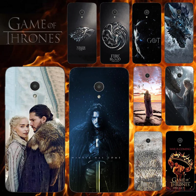

Phone Case for Alcatel 1C 5009 5009A 5009D 5.3" Soft Silicone for Alcatel 1 C 5009 Cover for Game Of Thrones Seasons 8