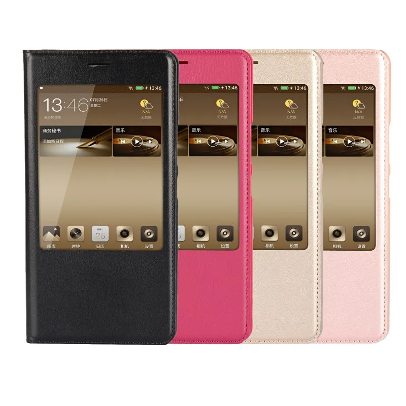 Window View Wallet Cases For Gionee M6 Plus M 6 Leather Case Cover Etui Hoesje Coque Fundas Capinha Para Carcasa Capa (4)