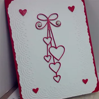 

Heart Love heart bow tie Metal Cutting Dies for DIY Scrapbooking Album Paper Cards Decorative Crafts Embossing Die Cuts