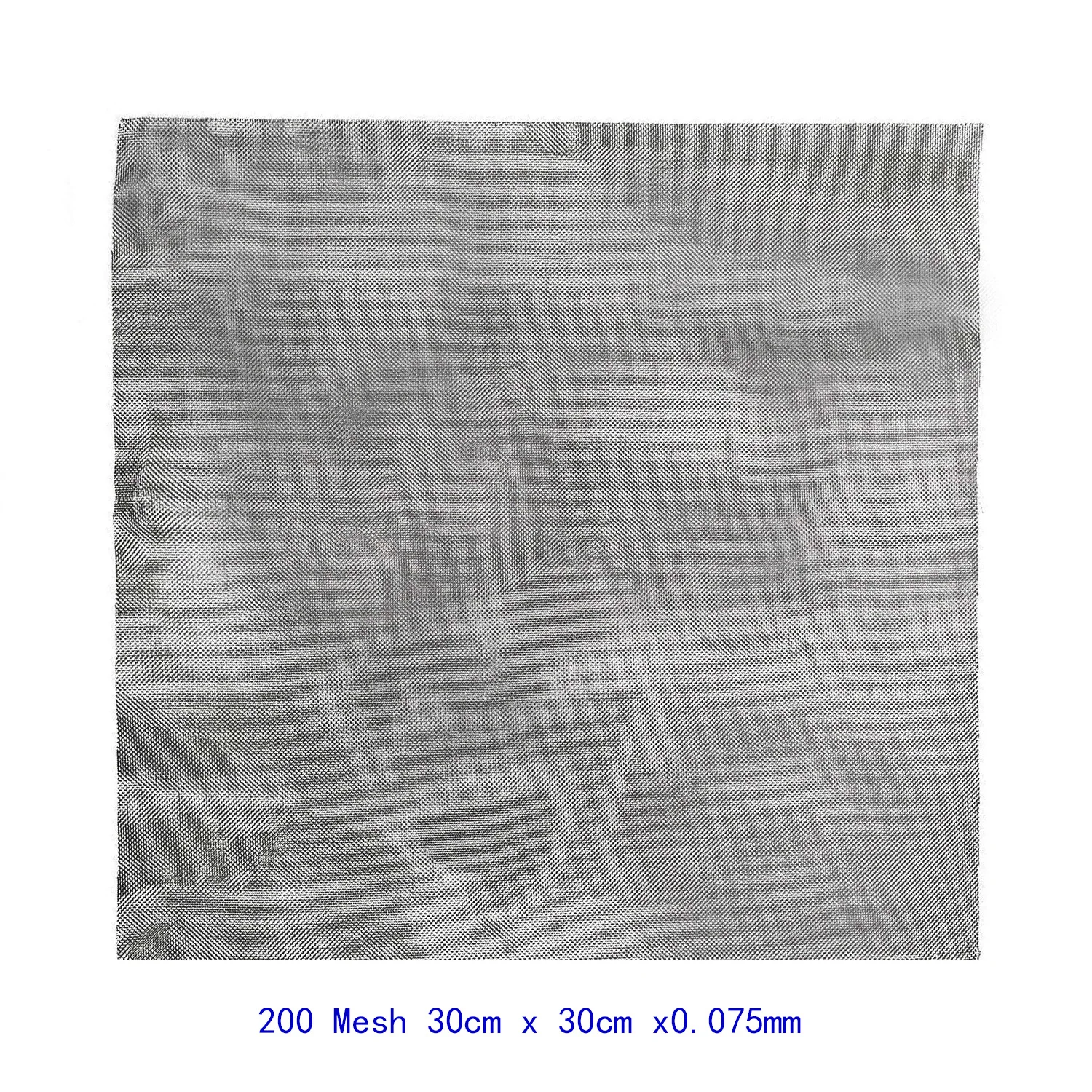 

Filtration Stainless Steel 200 Mesh Woven Wire 30cm x 30cm (Super Fine) Harmless