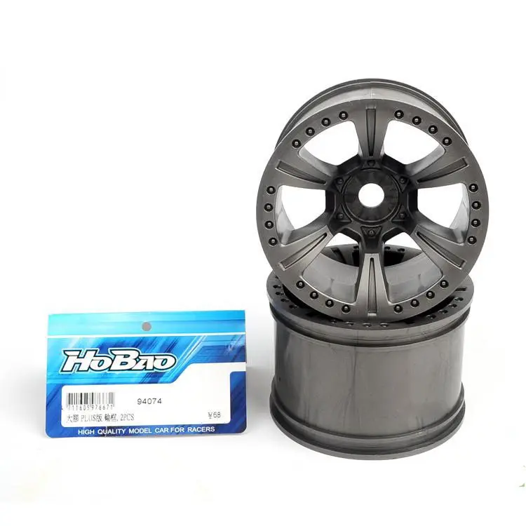 

OFNA/HOBAO RACING 1/8 HYPER MT 94074 2pcs/set Nylon mixed carbon MT PLUS NEW WHEEL GREY for rc parts