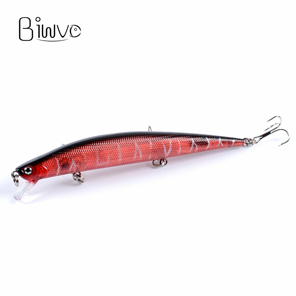 Biwvo الصيد السحر أسماك 12.5 سنتيمتر 13g الصلب الطعم الاصطناعي Crankbait المعادن 3 خطاف المتذبذب الشتاء الصيد السلع ل الصيد