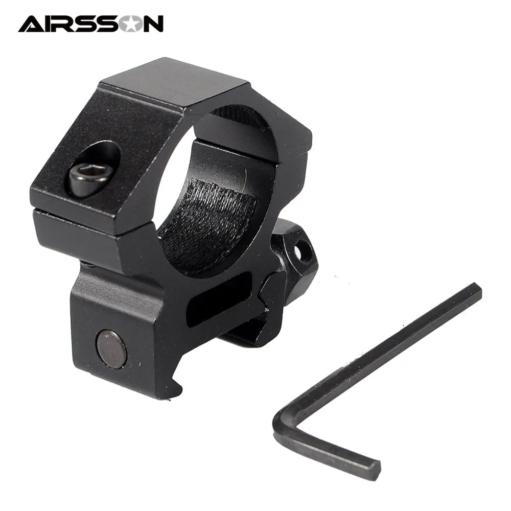 Airsoft 25mm Ring Quick Release Scope Holder Tactical Hunting Accessories Wide Low Ring Mount Military Heavy Duty Weaver Rail