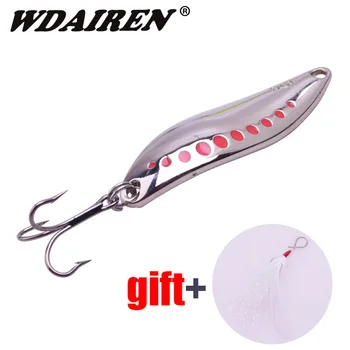 

1Pcs Metal Fishing Lure 10g 15g 20g Spoon Lure Spinner Bait Fishing Tackle Hard Bait Spinner Bait Isca Artificial Peche WD-441