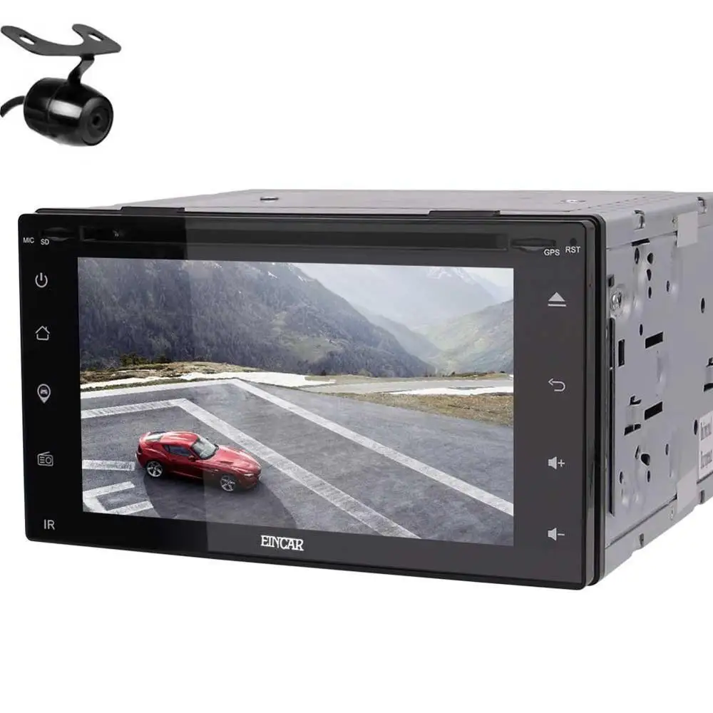 Perfect Car tape recorder gps Stereo Double Din Car DVD Player GPS Navigation Headunit Radio for Universal car USB SD in Center console 0