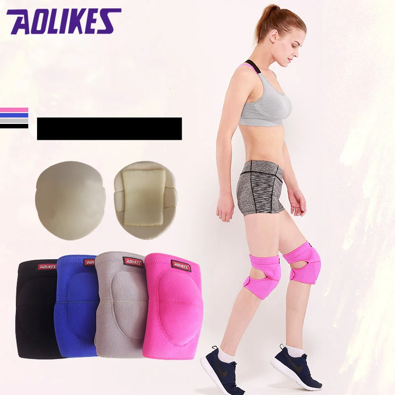 Aolikes 1 шт. спортивный Фитнес наколенники Танцы Горные лыжи колено тренажерный зал