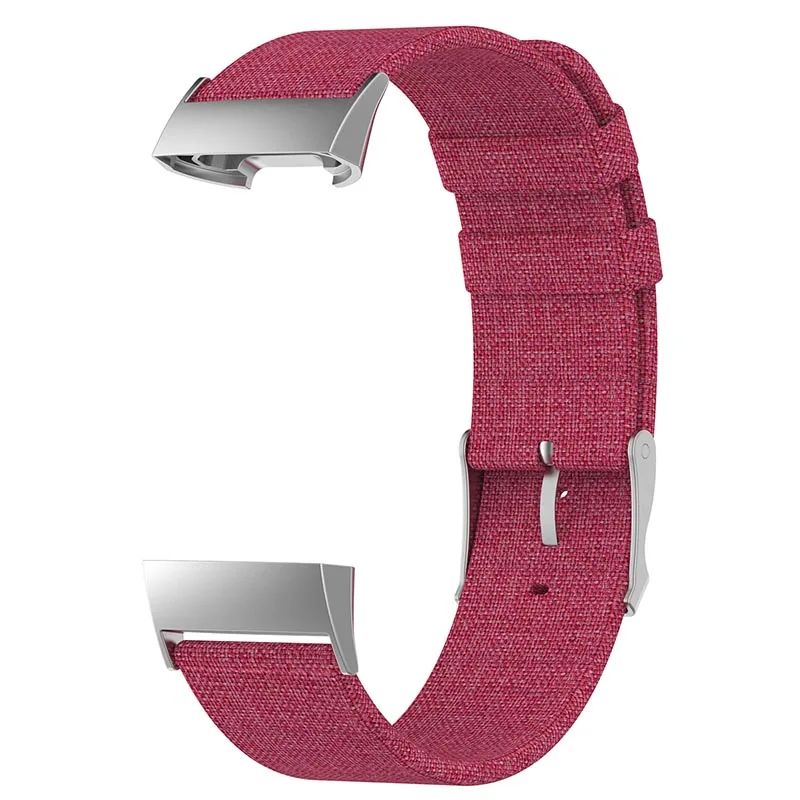 

New Smart Watch Bracelet Strap Canvas Band Replacement Belt for FitbitCharge 3 DOM668