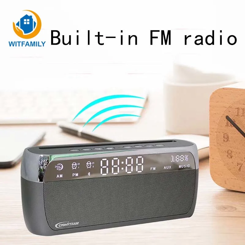Новые беспроводные Bluetooth аудио мини часы Портативный креативный открытый