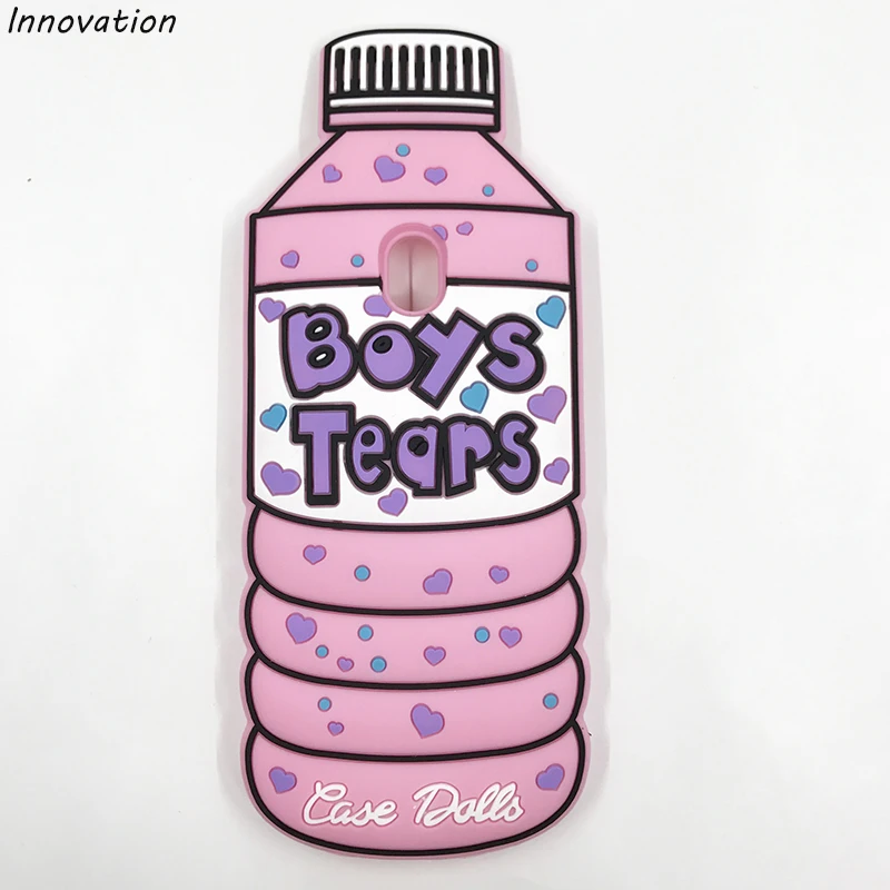 

Innovation 3D Cartoon Bottle Boys Tears Silicon Phone Case For Samsung Galaxy S6 S7 2016 2017 A3 A5 A7 J3 J5 J7 Grand Prime G530