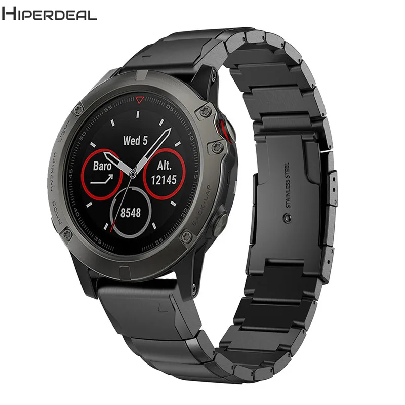 

HIPERDEAL Bracelet For Garmin Fenix 5s Watchband Strap Quick 195mm Band Smart Accessories Replacement Fit GPS Watch DE13b