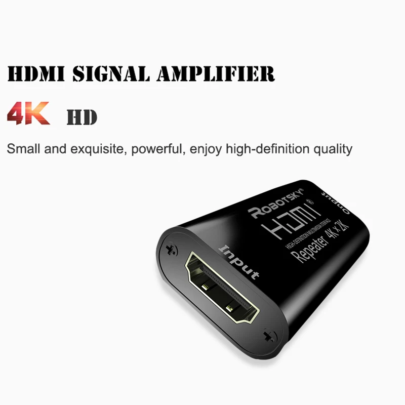 1080p HDMI повторитель 4K* 2K UHD HDMI усилитель сигнала до 40 метров HDMI разветвитель V1.4 3D для DVD ноутбука HDTV высокого качества