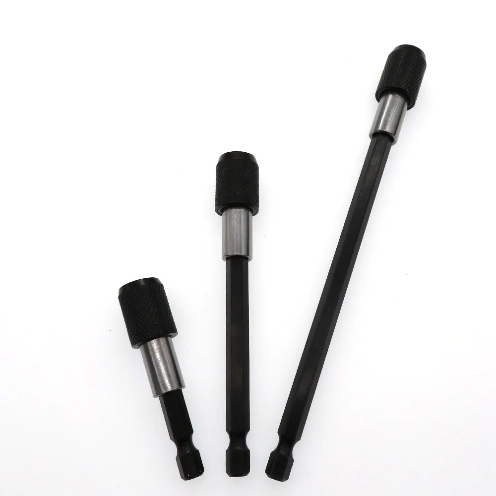 

3Pcs 2.5" 4" 6" Quick Change Magnetic Bit Holder Extensions Set for Electric Drill, Drill Brush, Screwdriver