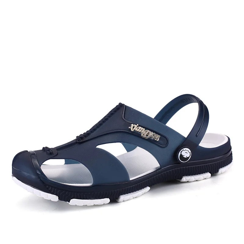 ZYYZYM Men Summer Sandals Non-slip Ventilation Fashion Trend Casual Beach Men Injection Shoes