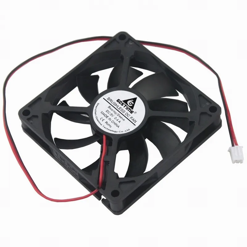 10 Pieces Gdstime DC 5V 80x80x15mm Motor Cooler PC Brushless Cooling Fan 3 inches 80mm x 15mm