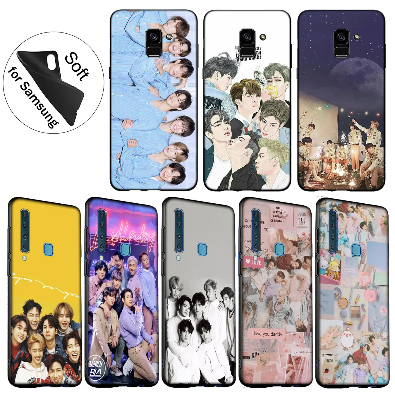 Boy Group Kpop GOT7 Customer High Quality Soft Case for Samsung Galaxy A6 A9 A8 A7 2018 A3 A5 2016 2017 Note 9 8 10 Plus Lite |