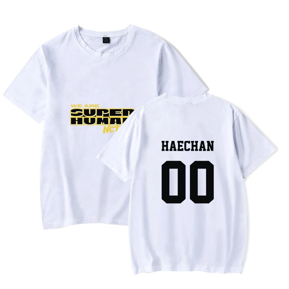 Новинка 127 футболка NCT WE ARE SUPERHUMAN Kpop для женщин и мужчин модная летняя отдыха с