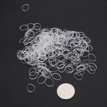 

200pcs Rubber Hairband Rope Ponytail Holder Elastic Hair Holders High Quality Rubber Bands Hair Elastics Accessories Girl Women