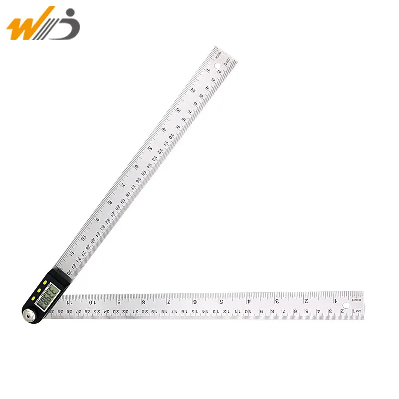 300 mm 360 degree Digital Stainless Steel Angle Ruler Electric