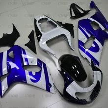 GSXR600 GSXR750 GSXR1000 2000-2003 K12 обтекатели GSXR 600 750 1000 2002 2000 синие белые обтекатели