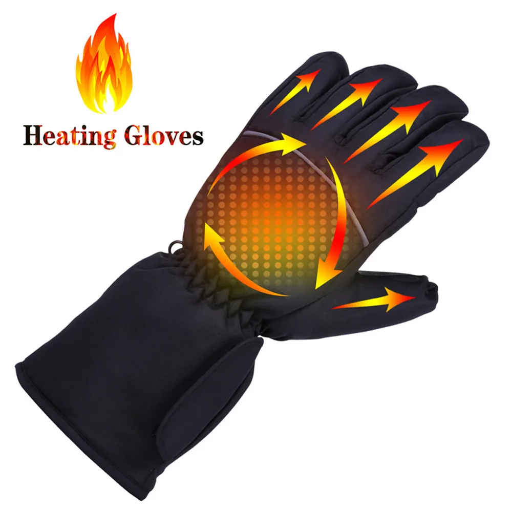 

Outdoor Battery Heated Gloves Winter Warm Windproof Electric Heating Gloves for Motorcycle Hunting Skiing Cycling Fishing Unisex