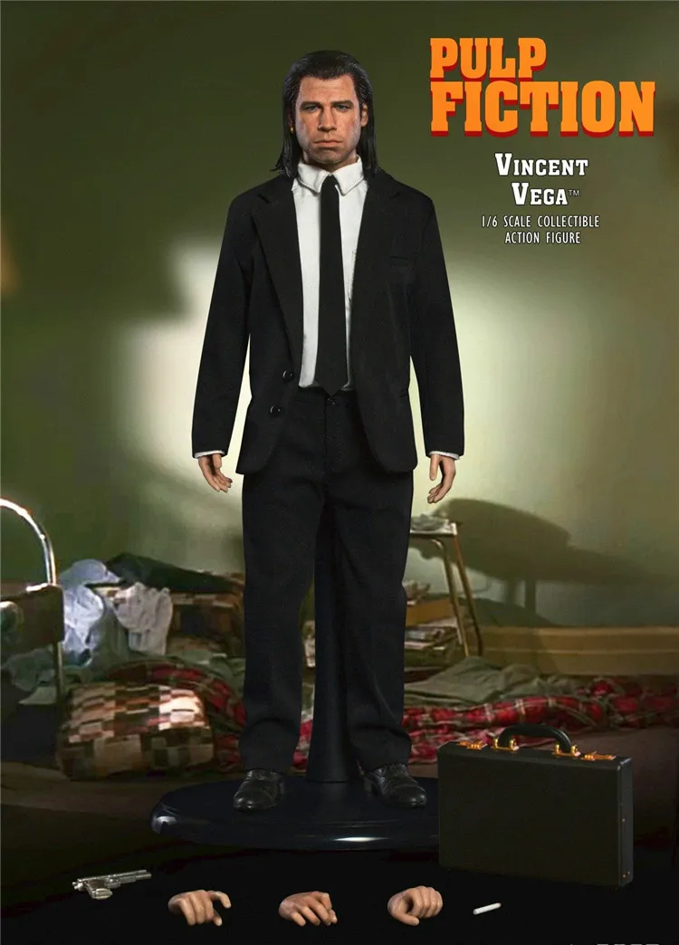 Estartek 1/6 Pulp fiction SA0041 Vincent SA0044 Jules Коллекция фигурка для фанатов подарок на праздник - Цвет: Vincent