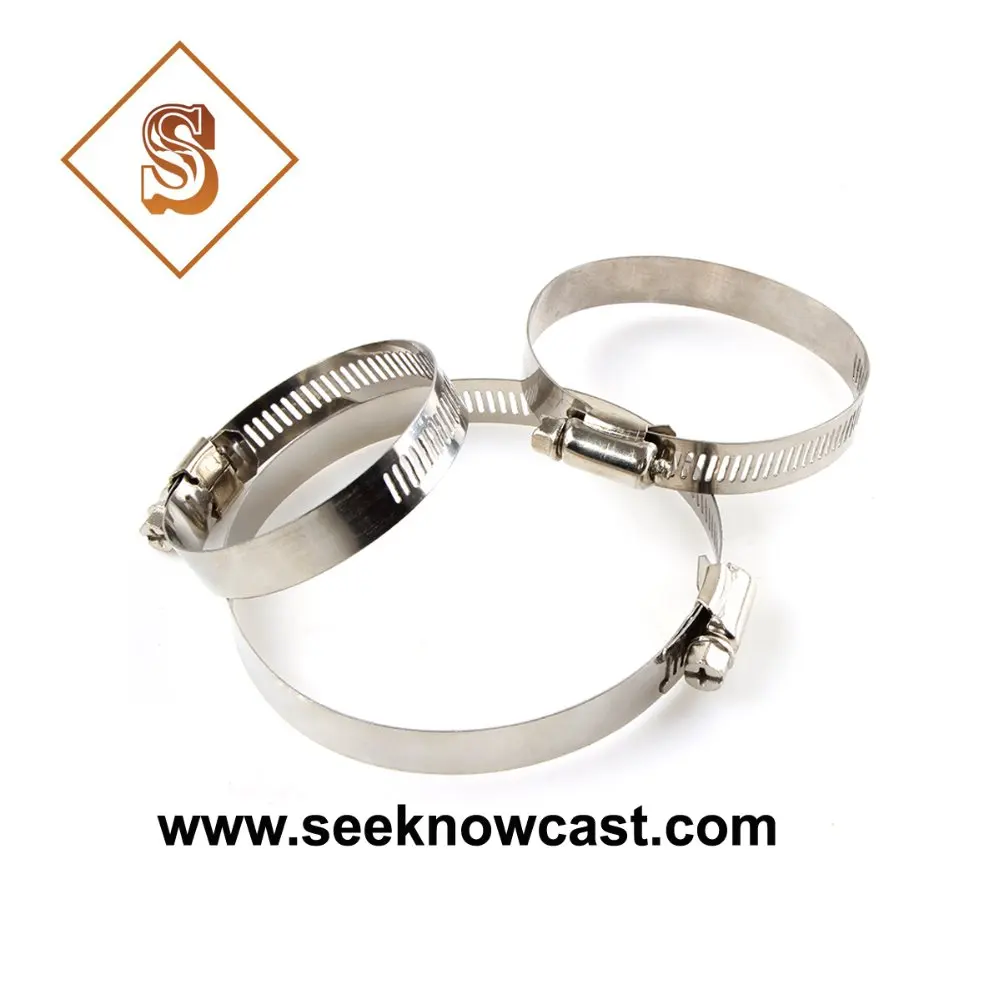 SEEKNOW Hose Clamp 316 Steel Tube clips Diameter:146-197mm clamp width: 14.2mm | Обустройство дома