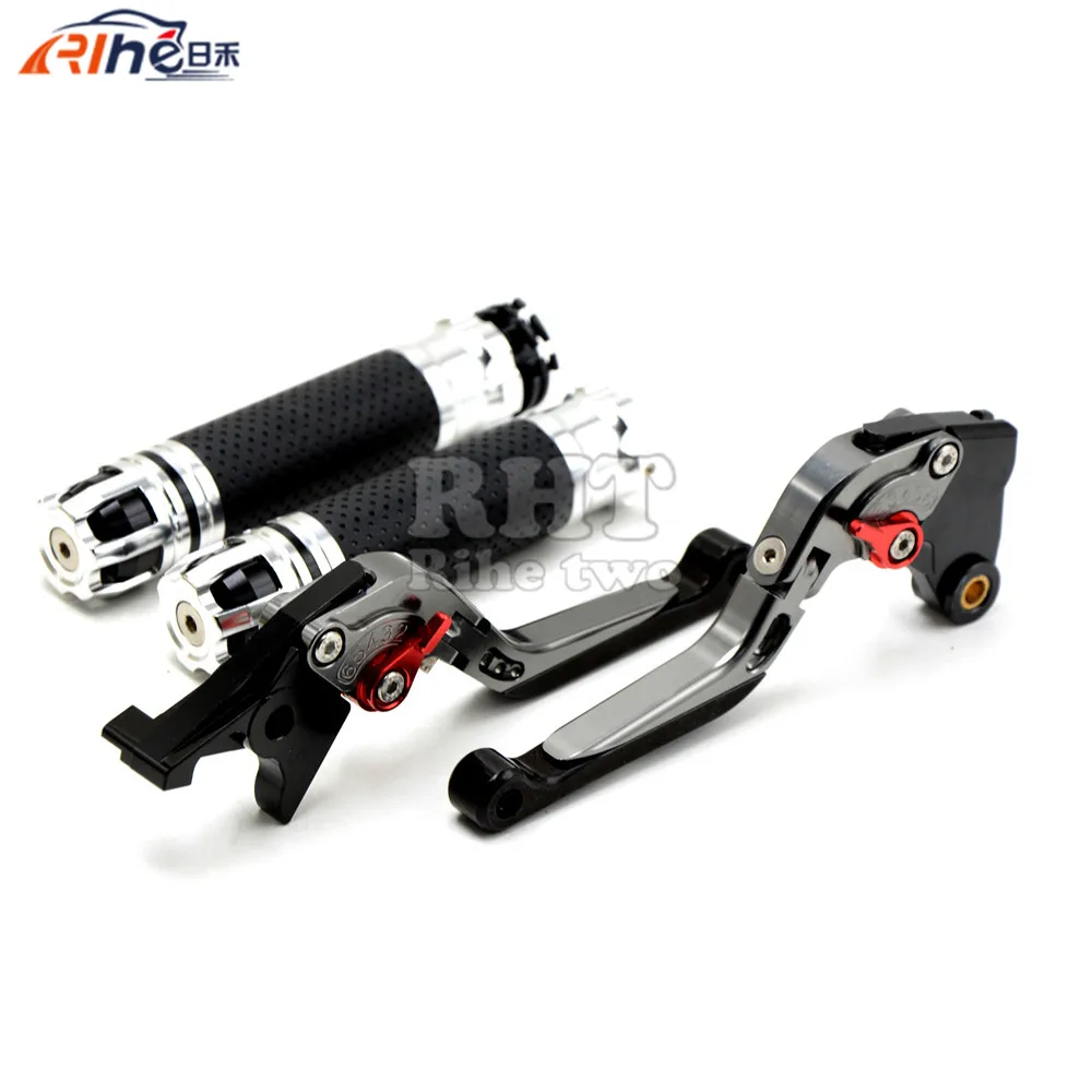 

CNC Handlebar Motorcycle Handle Bar Grips Adjustable Clutch Brake Levers For TRIUMPH DAYTONA 600 DAYTONA 650 2004 2005 04 05