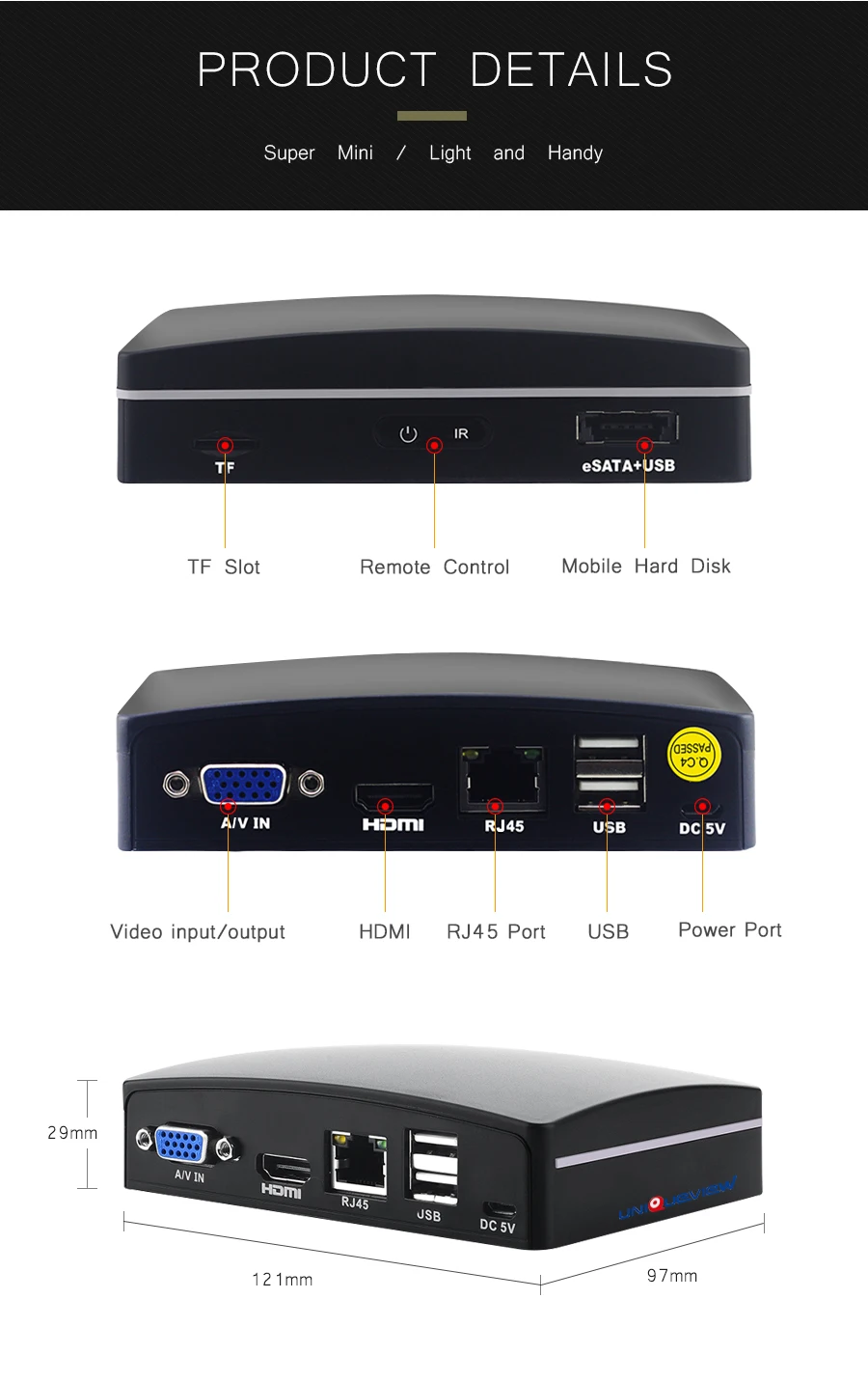 4CH AHD/CVI/TVI/аналоговый/IP 5 в 1 Мини DVR видеомагнитофон xvr для системы видеонаблюдения камеры безопасности