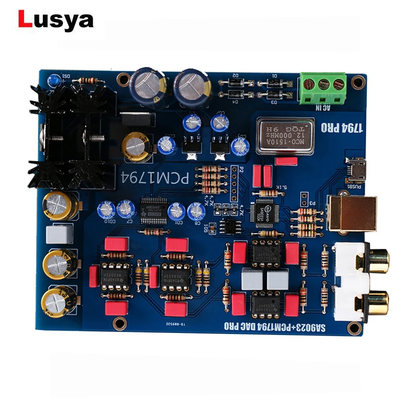 

SA9023+PCM1794 DAC Decoder board USB DAC sound card 5V for amplifier audio DIY/finished board B8-004