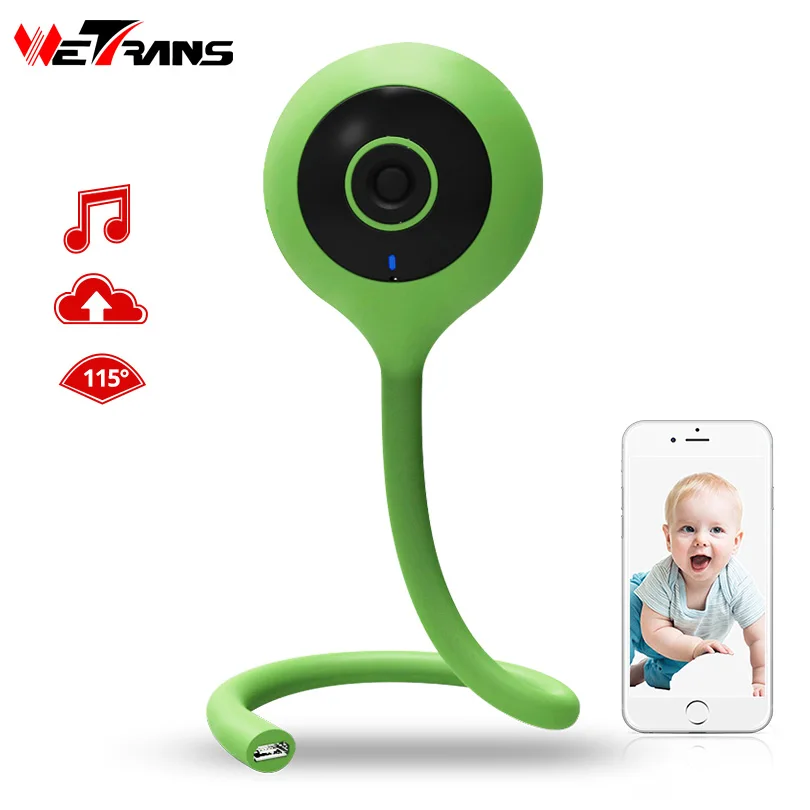 

Wetrans IP WiFi Camera Baby Monitor HD Full 720P P2P Wireless Mini Camera Wi-Fi Home Security Wide Angle IR Night Vision Alarm