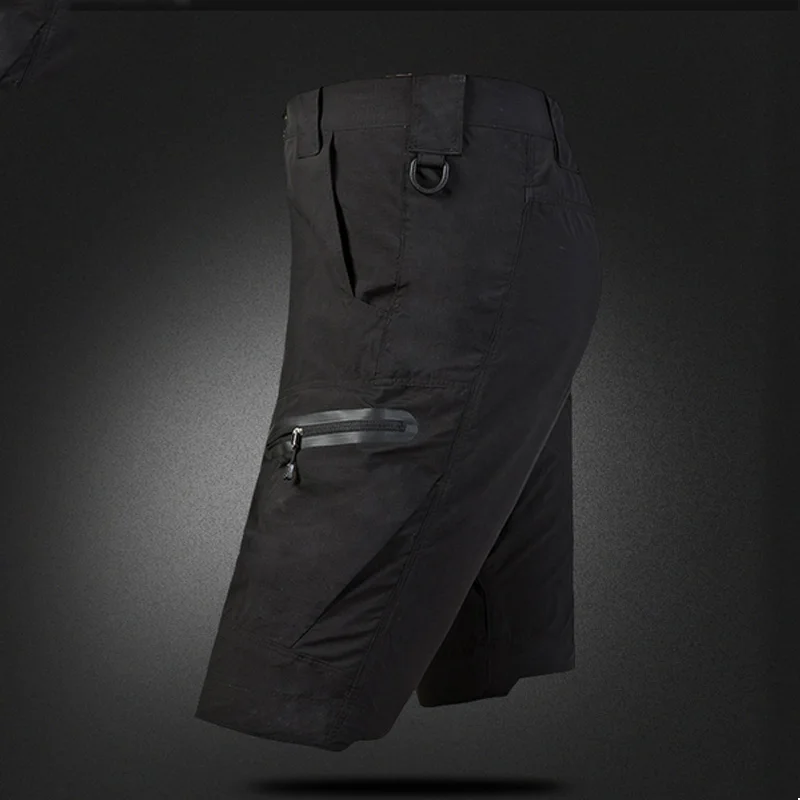 2016 Outdoors Summer Thin Soldiers Tactical Cargo Quick-drying Slim Shorts Army Combat Leisure Overalls Desert Waterproof Shorts