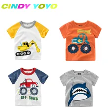 От 1 до 6 лет; Модная одежда для малышей; летняя футболка для маленьких мальчиков с героями мультфильмов; Детские топы с короткими рукавами; хлопковая одежда для малышей