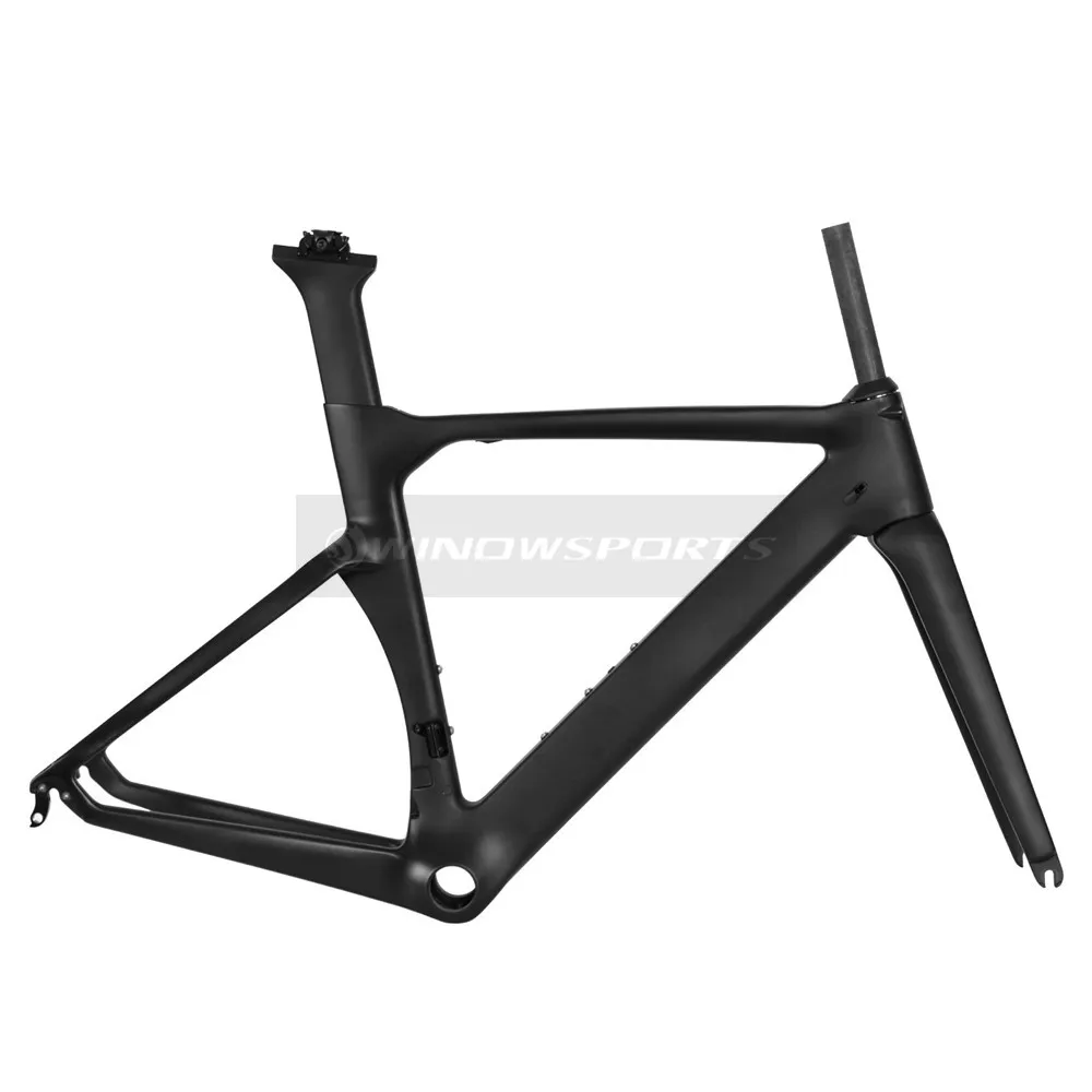 Top 2018 Aero Design Carbon Road Frame Bicycle Carbon Racing Frame Road Frame packaging include frame+fork+seatpost+headset 7