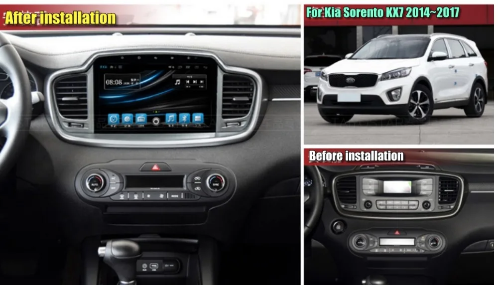 For Kia Sorento KX7 2014~2018 LiisLee Car Multimedia TV DVD GPS Audio Hi-Fi Radio Stereo Original Style Navigation NAVI 9