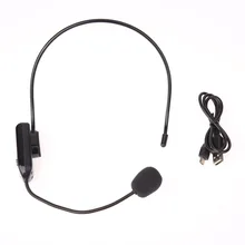Auriculares inalámbricos con micrófono FM para amplificador de voz, megáfono, Radio, altavoz para enseñanza, Guía de viaje, reuniones