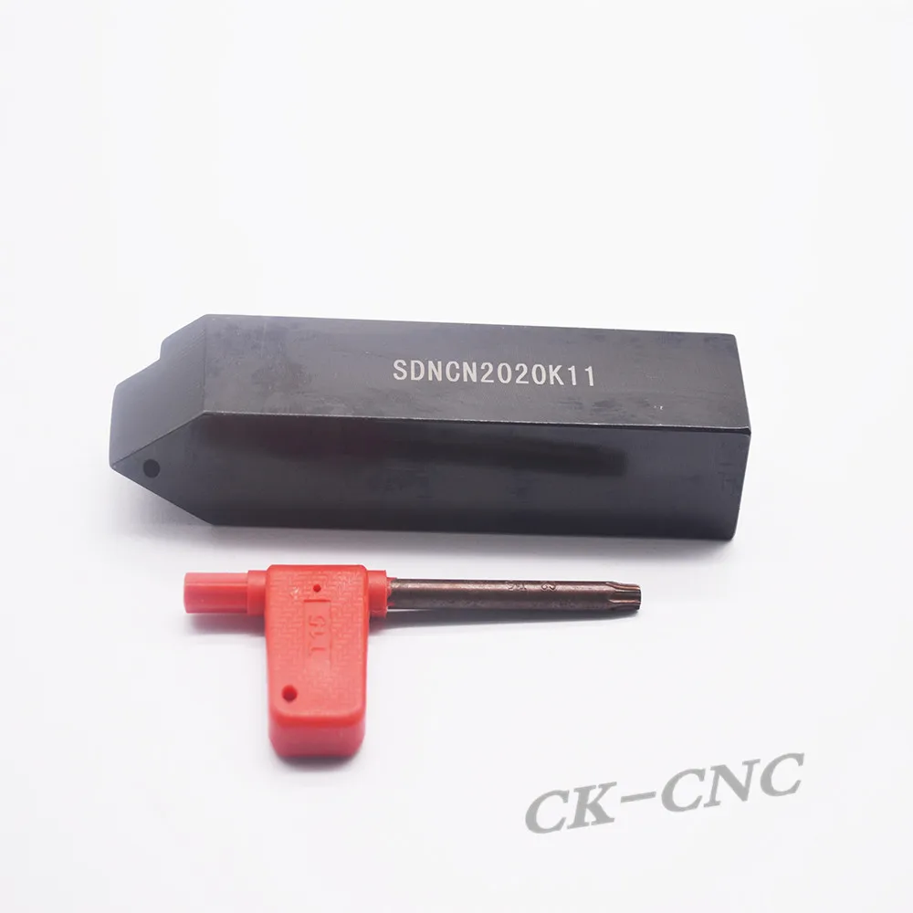 

SDNCN2020K11 20*20*125mm 55degreeCNC Lathe External Cutting Tool Middle Holder For DC**11T3 inserts